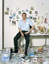 Thomas Hirschhorn, artist, art, Künstler, Portrait, Bild, Installationskünstler, image, photo, kai juenemann, Paris, frankreich, schweizer, 